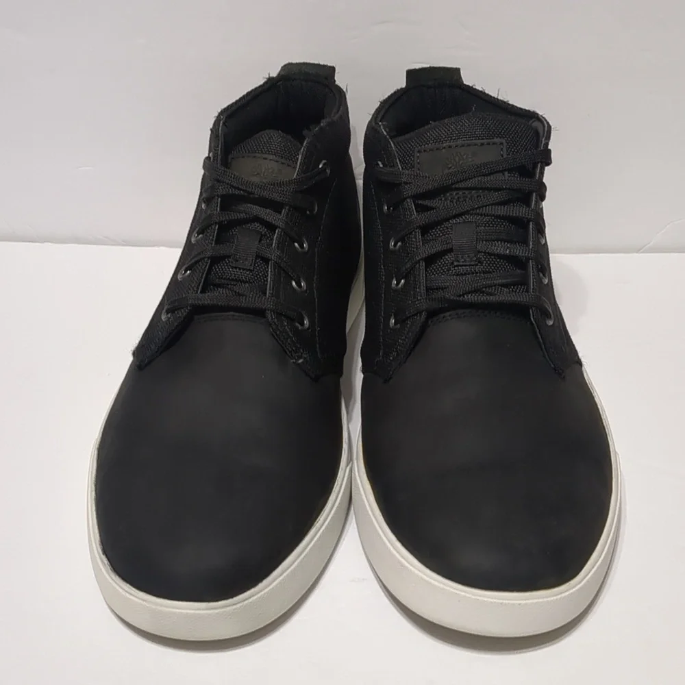 Timberland Men Plain Toe Ankle Chukka Boots Groveton Size 11.5 Black